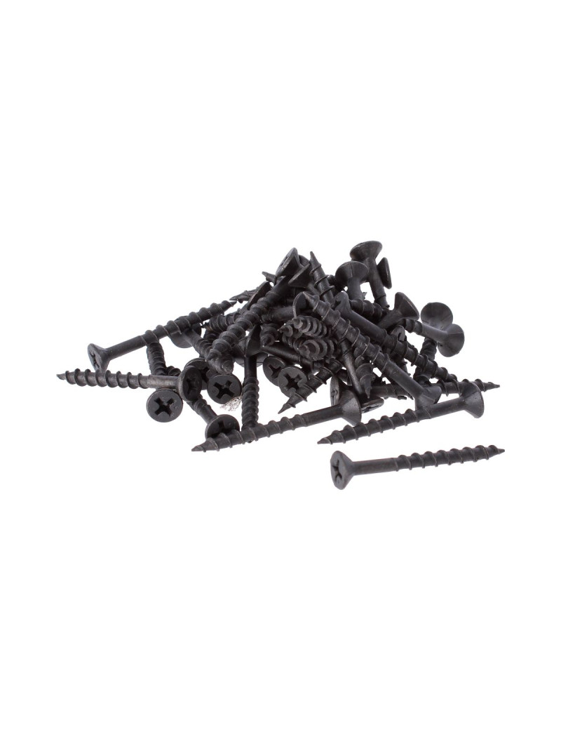 100 TORNILLOS VEKER 15526 8 X 1 1/2 NEGRO