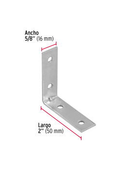 ESCUADRA DE UNION 2 X 2" HANDYHOME 1879 FIERO 41032