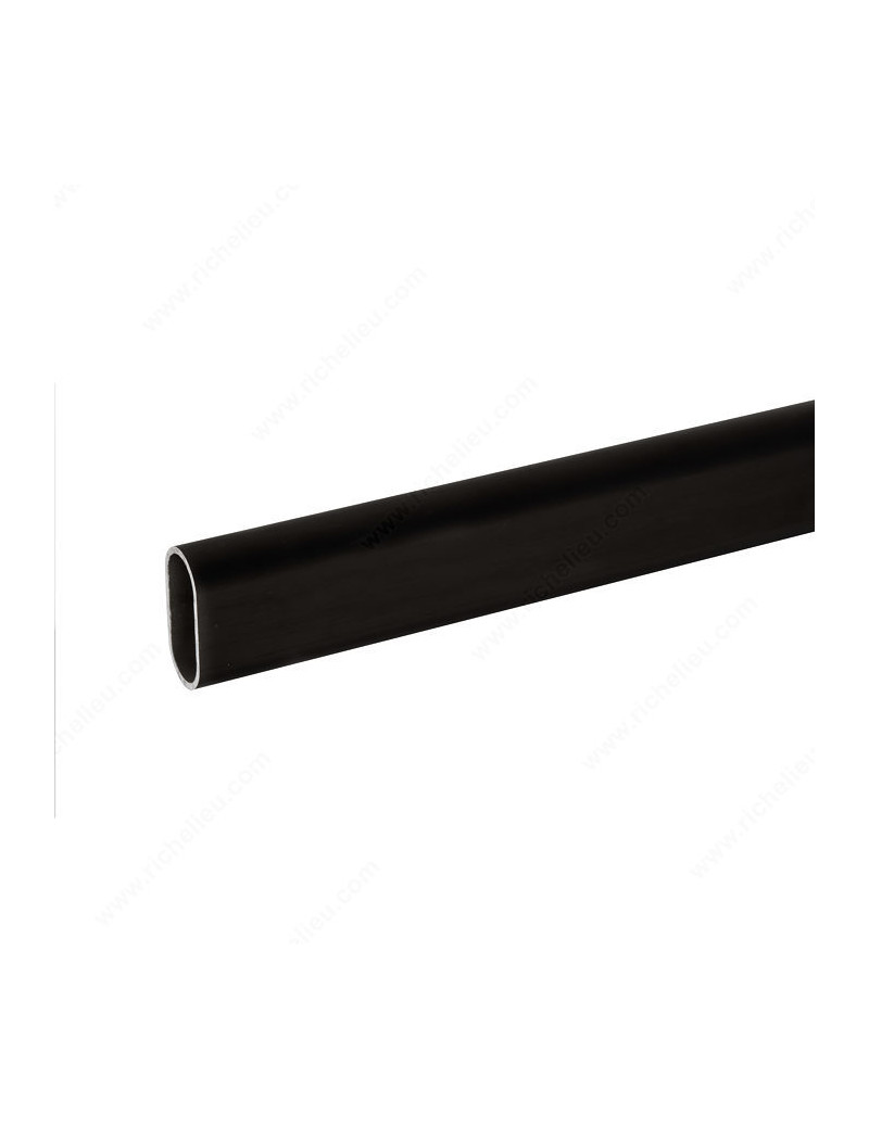 TUBO OVALADO NEGRO 2.44 MTS 4315 HANDYHOME