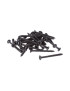 10 TORNILLOS VEKER 15403 6 X 1 1/2 NEGRO