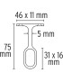 SOPORTE SOARMA INTERMEDIO TUBO OVAL