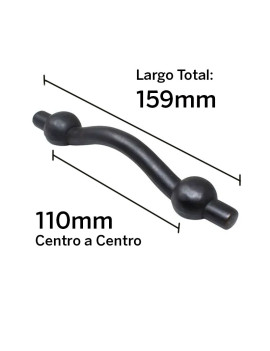 JALADERA MZS015 110 MM PUENTE NEGRA