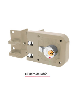 CERRADURA CORREDIZA MORDAZA HERMEX IF IZQUIERDA CS-95I 43489