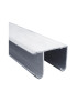 Riel Superior Doble "J" 3 Mts 3955 3954 GalvanizadoDucasse