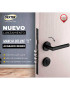 Cerradura Dexter 6680 Alta Seguridad Negra 4 Bulones 60mm L