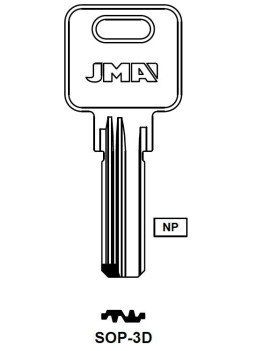 FORJA LLAVE VIRGEN SOPRANO SOP 3D