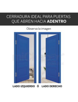 Cerradura Tover S1 Negro Texturado 2F35 Antitaladro Alta Seguridad