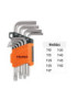 JUEGO DE 9 LLAVES TORX TRUPER 15554