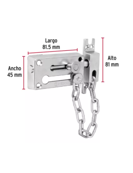 PASADOR CON CADENA ACERO HERMEX 43709