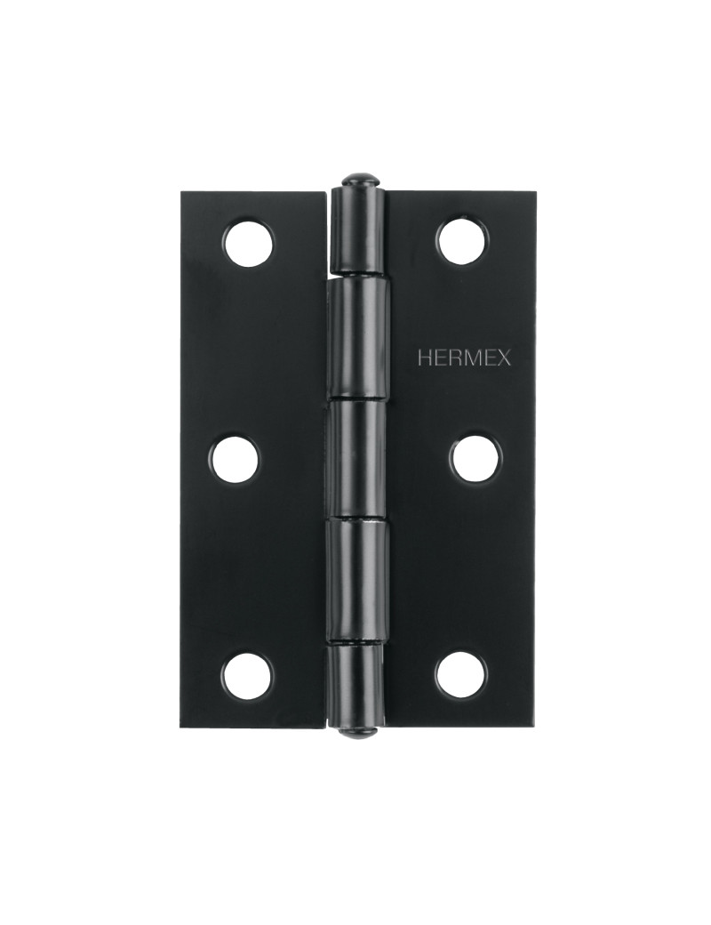 BISAGRA RECTANGULAR 2 1/2" NEGRA HERMEX BR-256 45635