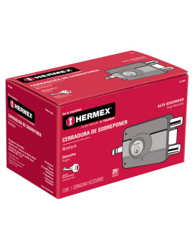 CERRADURA HERMEX CS- 90D DERECHA 2 BARRAS CLASICA 43482