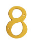 NUMERO "8" DECORATIVO 8CM PUERTA PARED