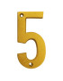 NUMERO "5" DECORATIVO 8CM PUERTA PARED