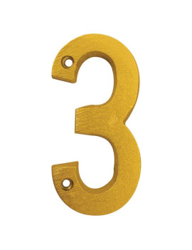 NUMERO "3" DECORATIVO 8CM PUERTA PARED